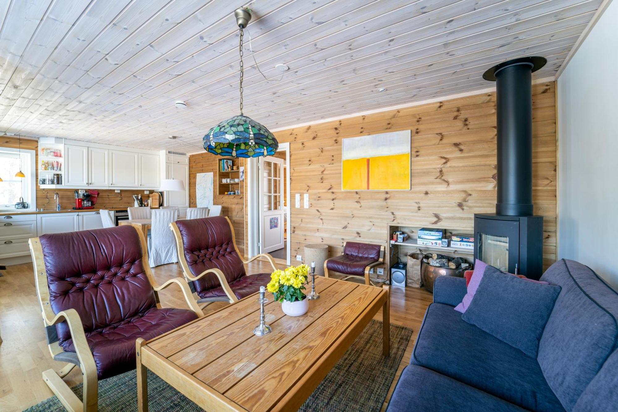 Three-Bedroom Holiday Cottage Tjorhom Eksteriør billede